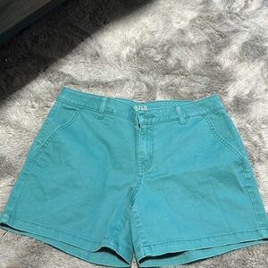 Size 8 Mid Rise short Color Turquoise